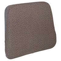 UT5421    Back Rest Cushion---Brown Fabric---Steel Base